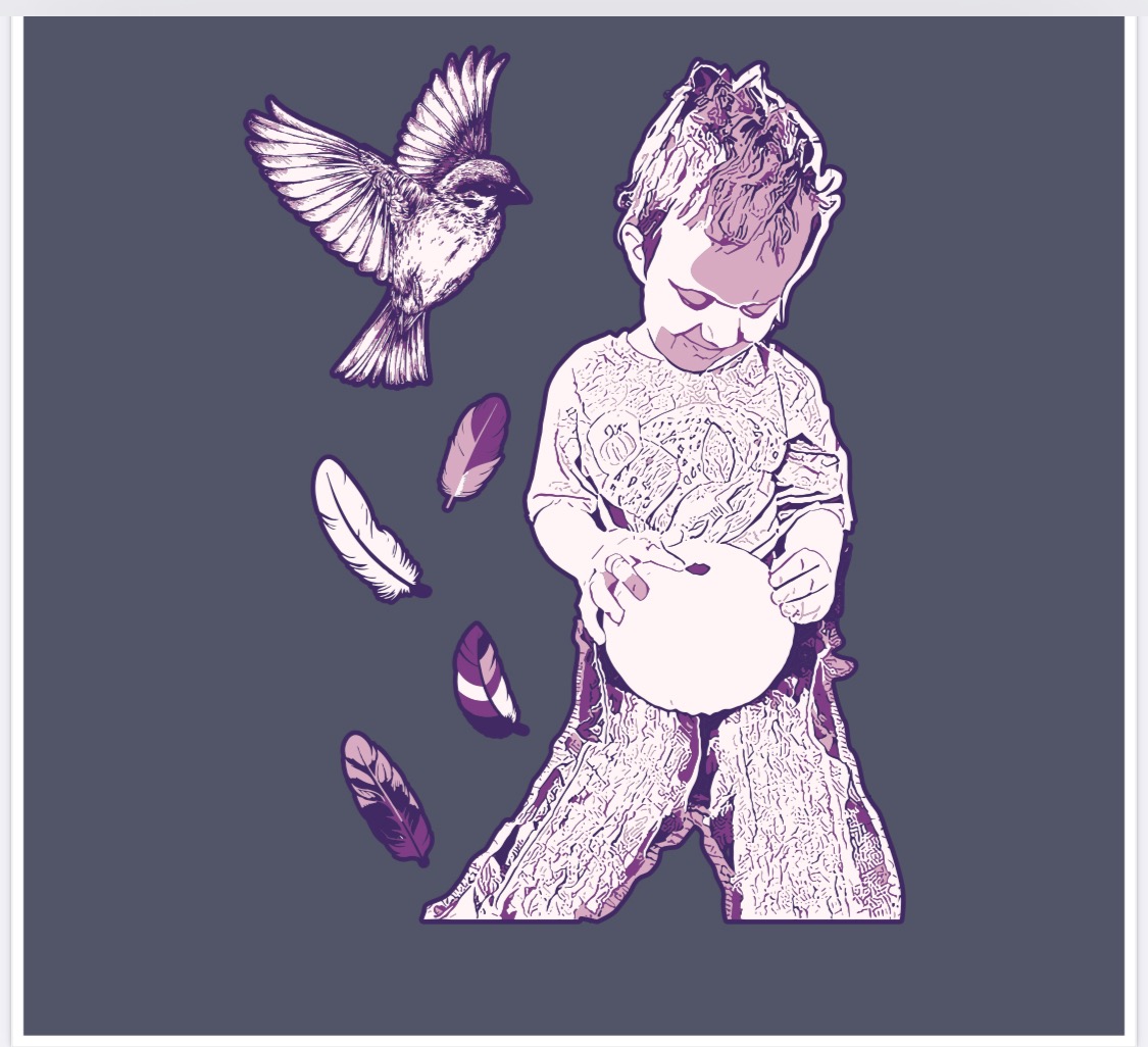 Ezra Blue's Flight for Cancer logo