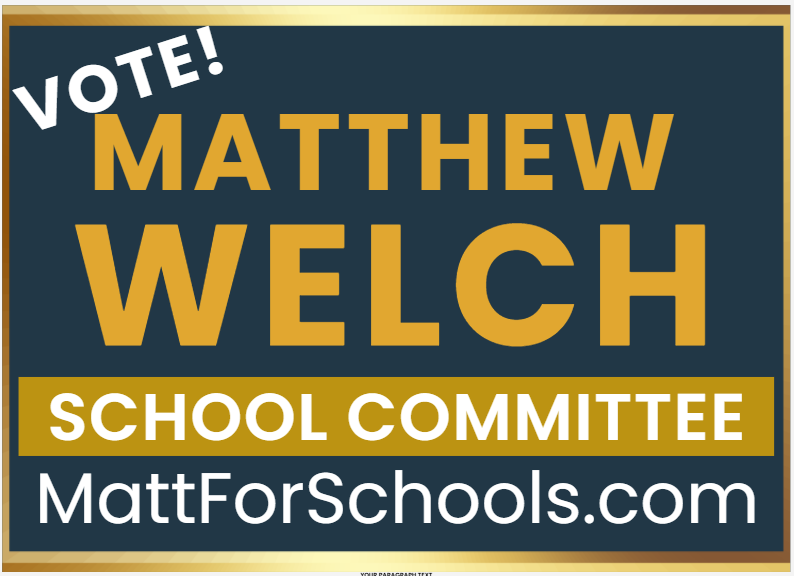 Matthew Welch for Natick School Committee logo