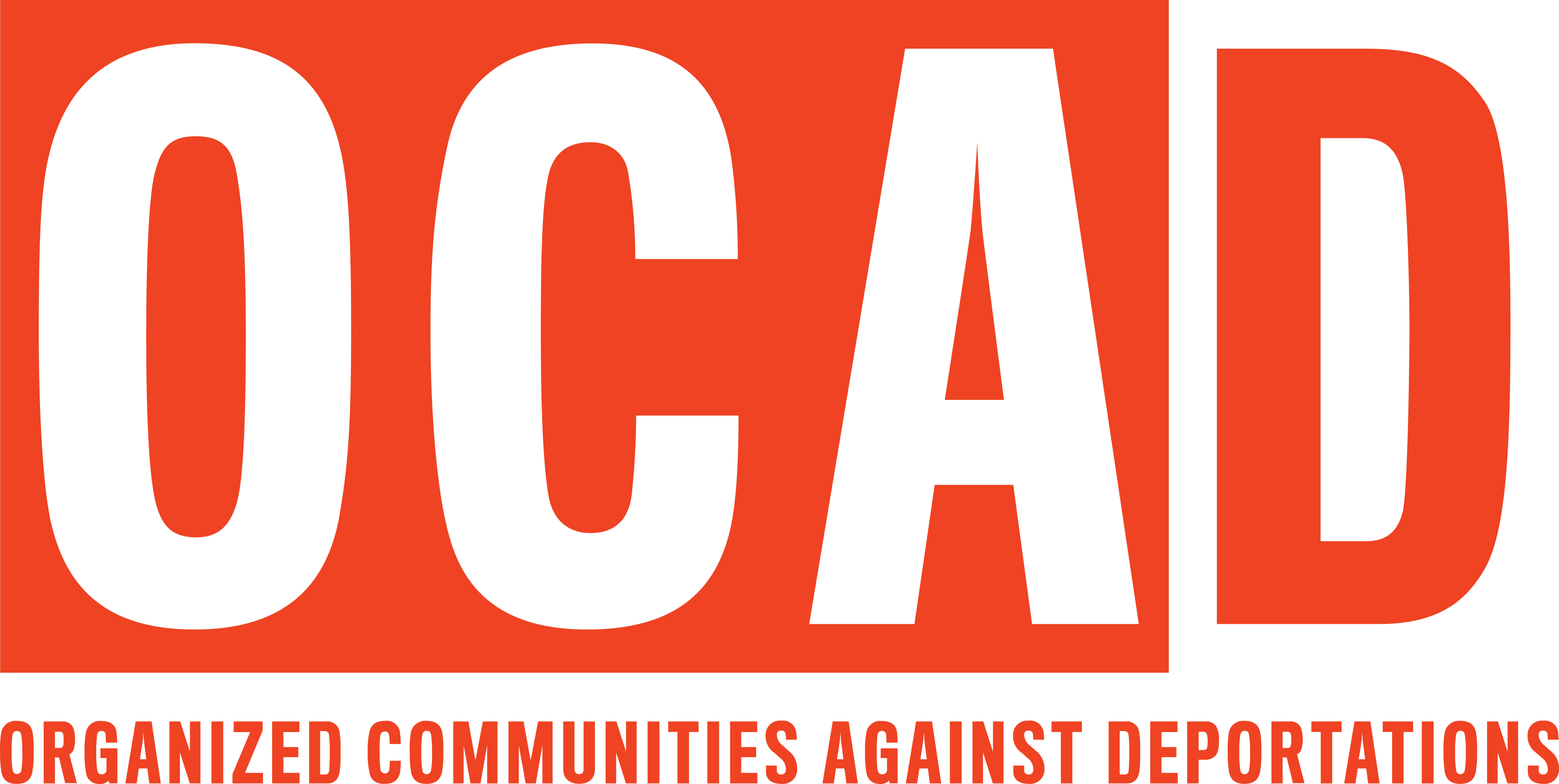 Organized Communities Against Deportations logo