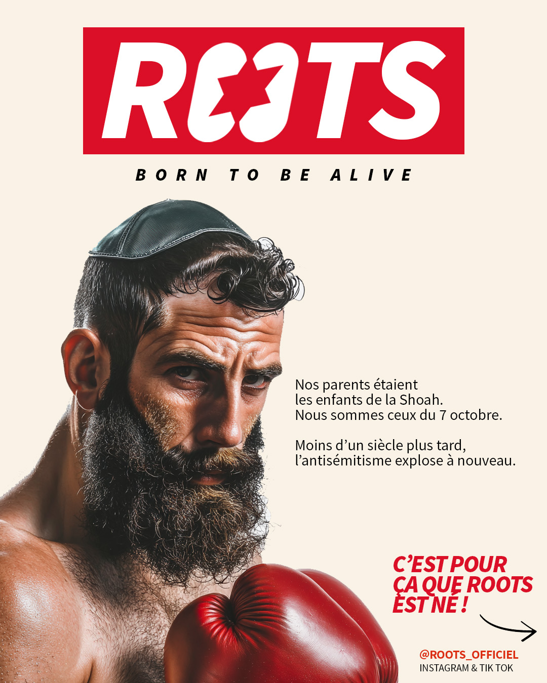  Nos parents étaient les enfants de la Shoah. Nous sommes ceux du 7 octobre.  Moins d’un siècle plus tard, l’antisémitisme explose à nouveau. C'est pour ça que ROOTS est né !