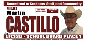 Re-Elect Martin Castillo logo