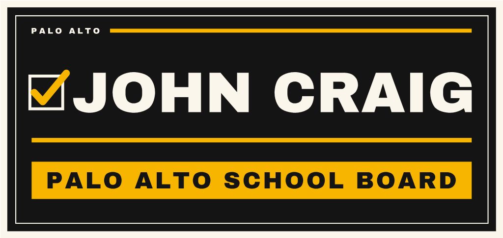 John Craig for PAUSD Board 2026 logo