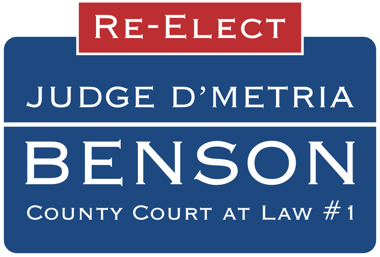 D’Metria Benson Campaign logo