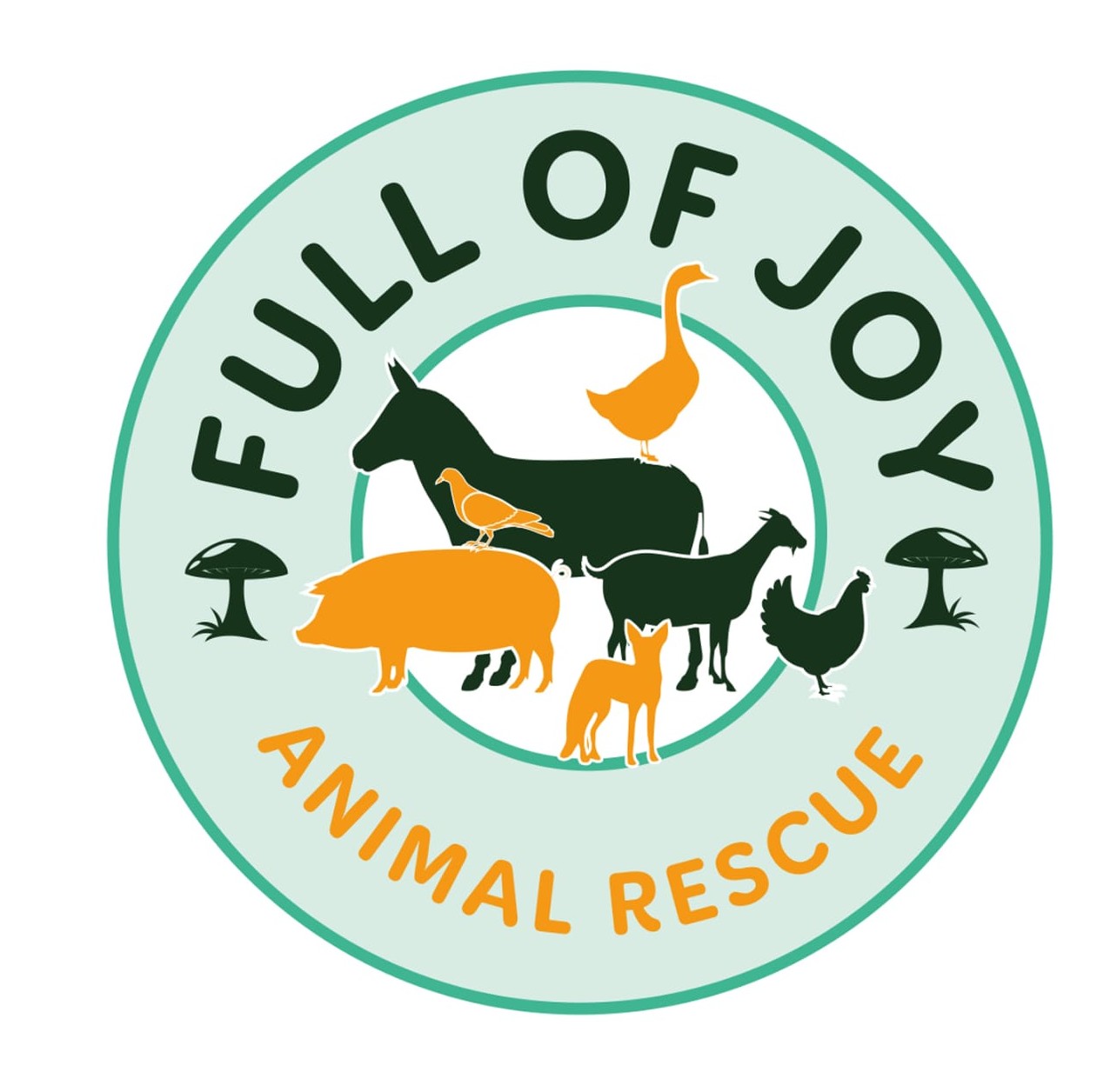FULL OF JOY ANIMAL SANCTUARY logo