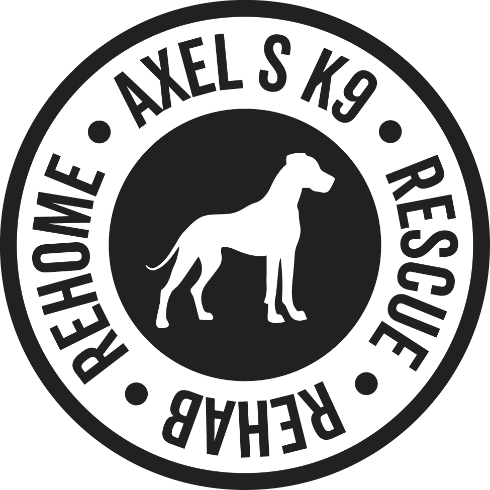 Axel's K9 Rescue, Rehab & Rehome logo