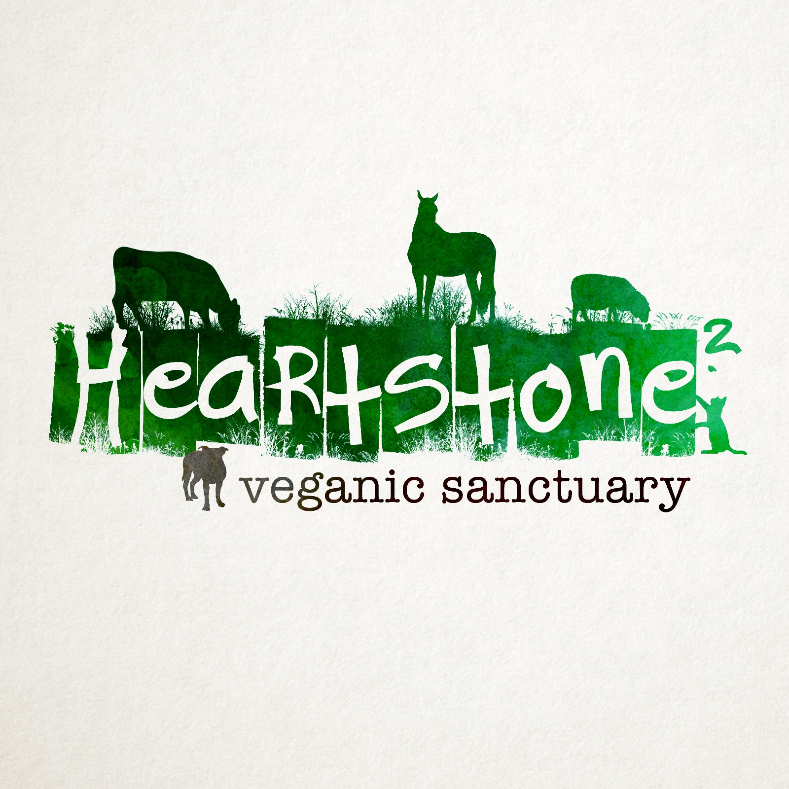 Heartstone Veganic Sanctuary logo
