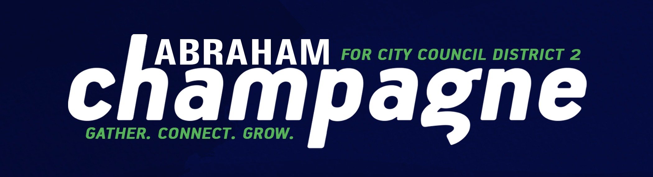 Abraham D Champagne for Charleston Council logo