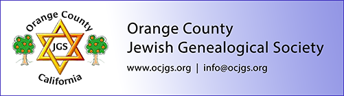 Orange County Jewish Genealogical Society logo