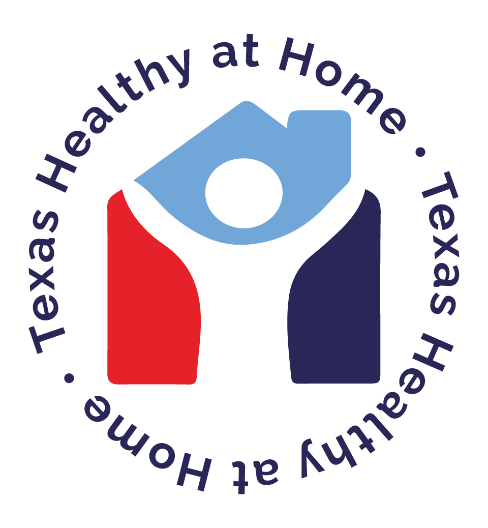 TEXAS HEALTHY AT HOME logo