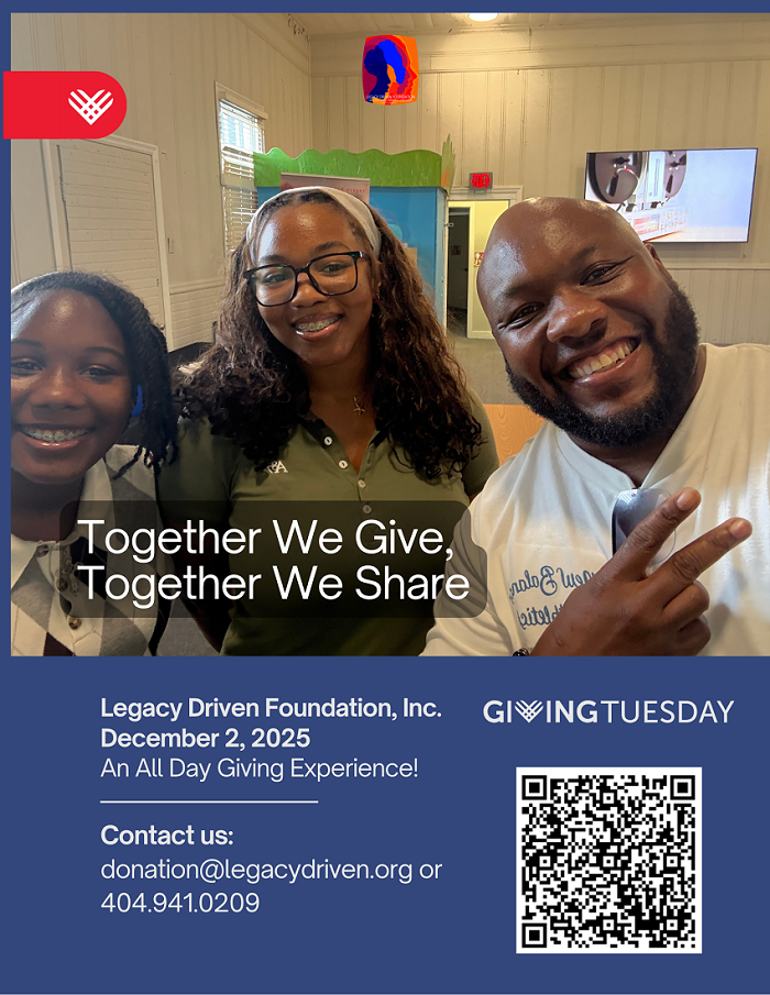 Legacy Driven Giving Tuesday 2025 | Legacy Driven Foundation Inc ...