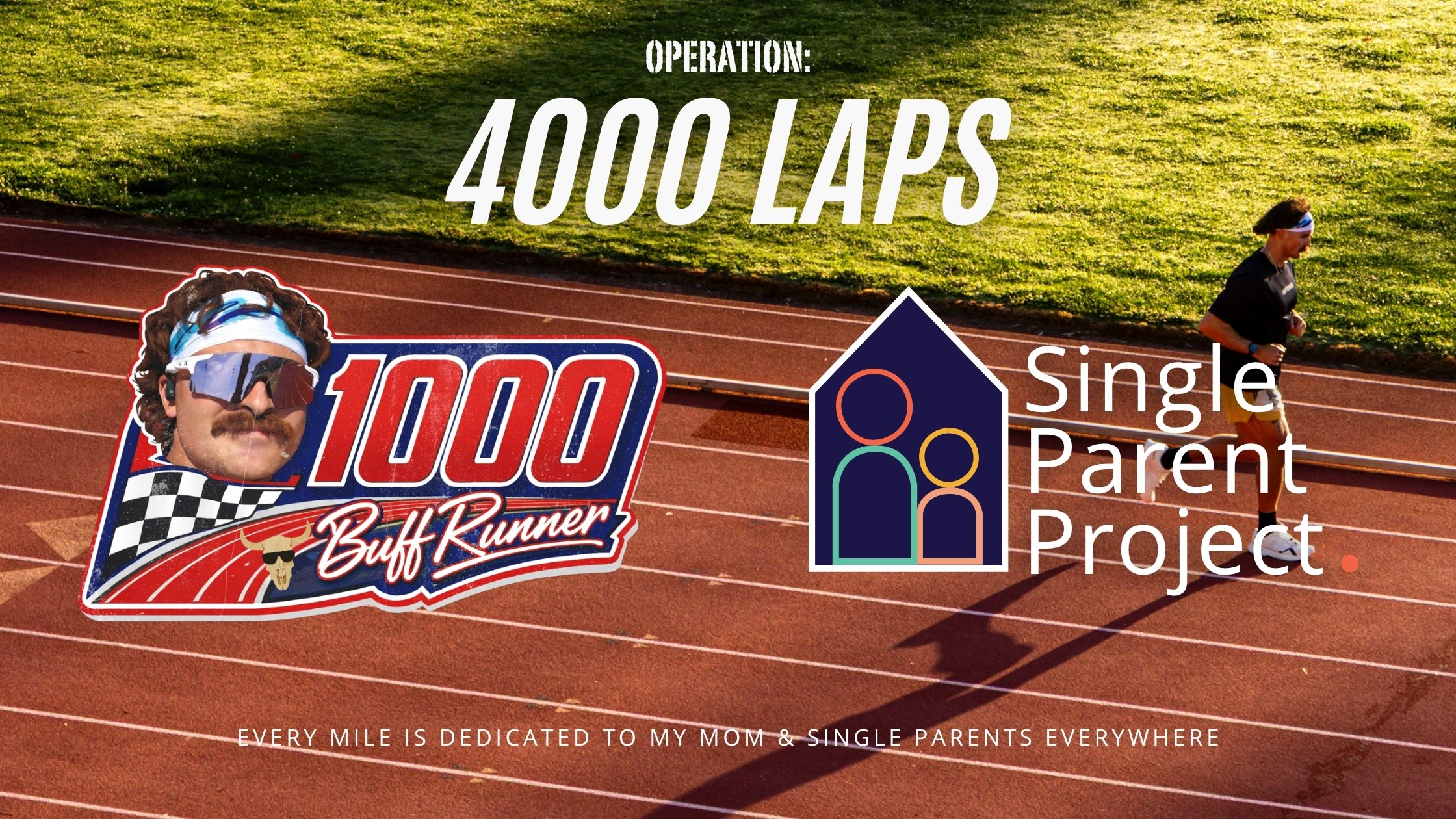 Buff Runner 1000 Miles Around a Track | SINGLE PARENT PROJECT (Powered ...