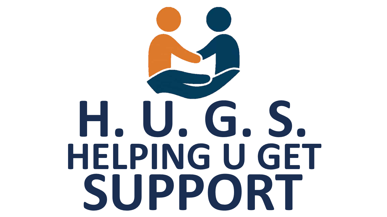 Helping U Get Support logo
