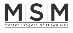 Master Singers Of Milwaukee Inc logo