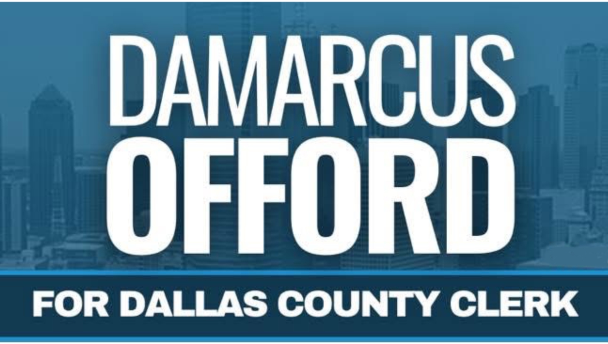 Damarcus Offord for County Clerk logo