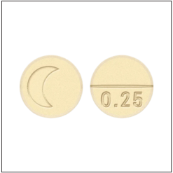 Alprazolam 0.25mg