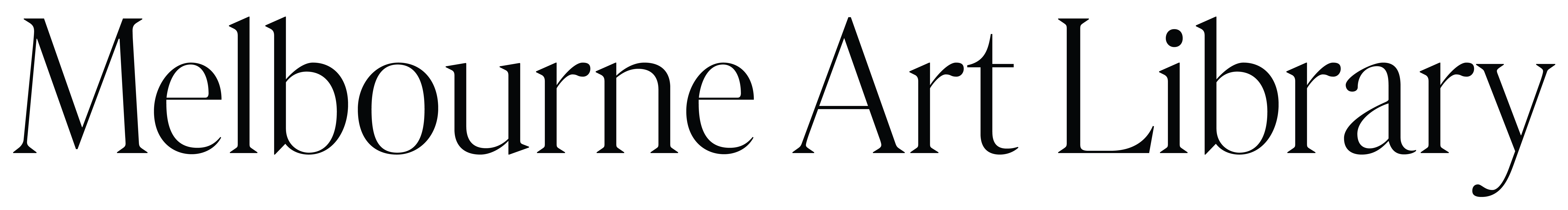 Melbourne Art Library logo