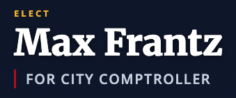 Max Frantz for City Comptroller logo
