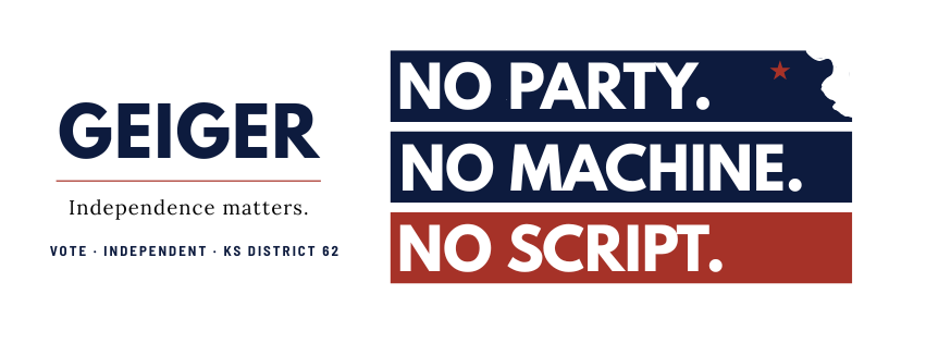 Geiger for Kansas logo