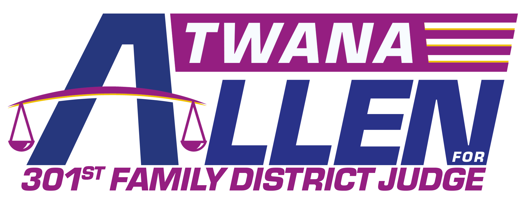 Twana Allen for Judge Campaign logo