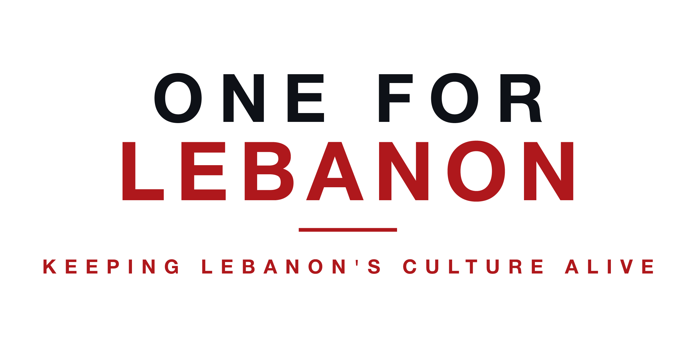 ONE FOR LEBANON logo