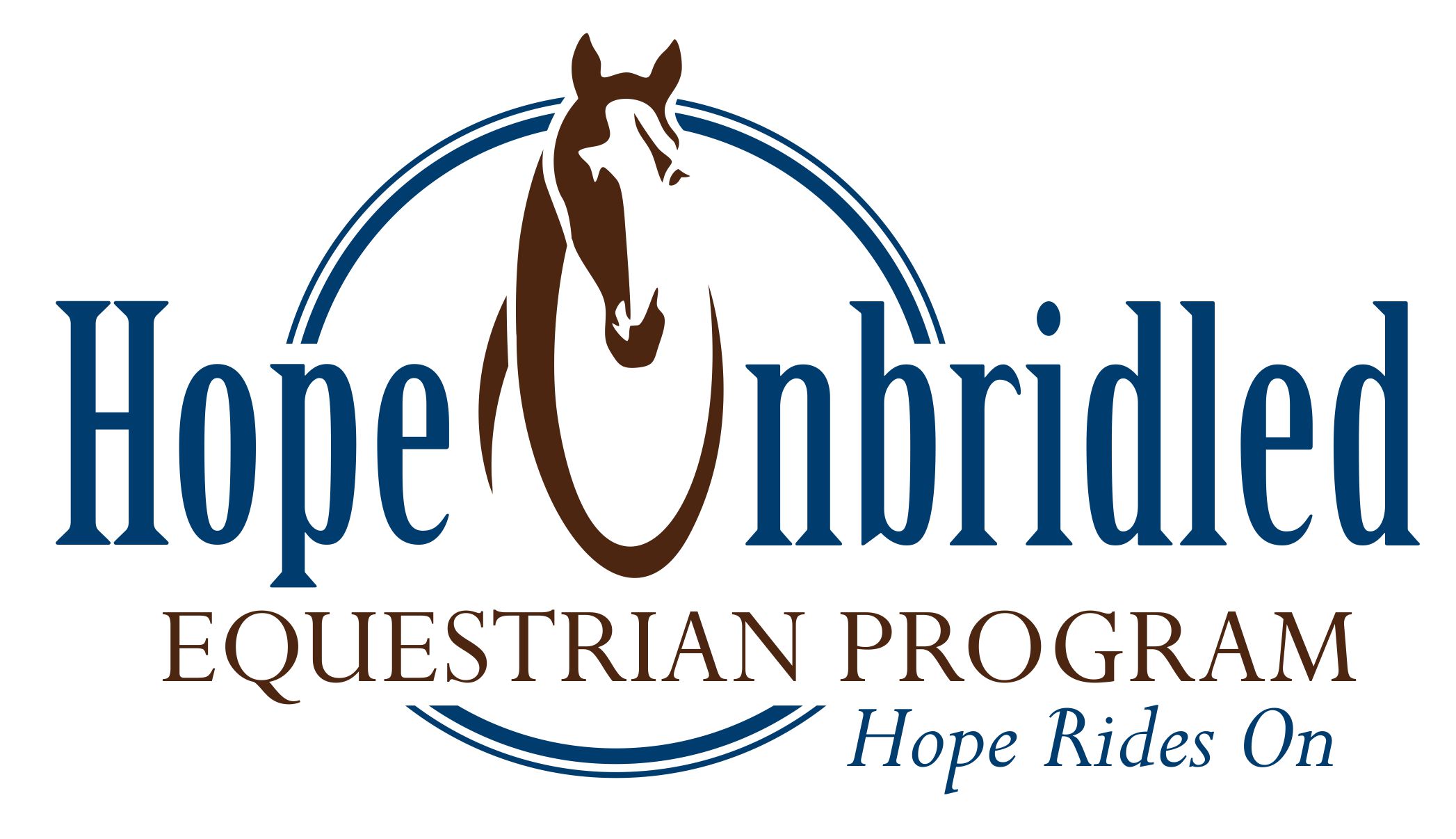 Hope Unbridled Equestrian Program logo