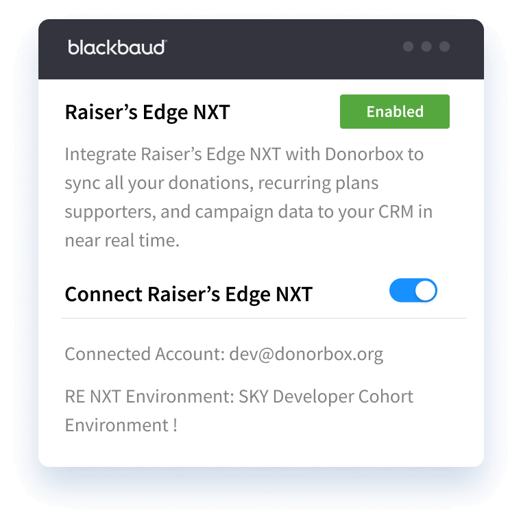 Donorbox Blackbaud Raiser s Edge NXT