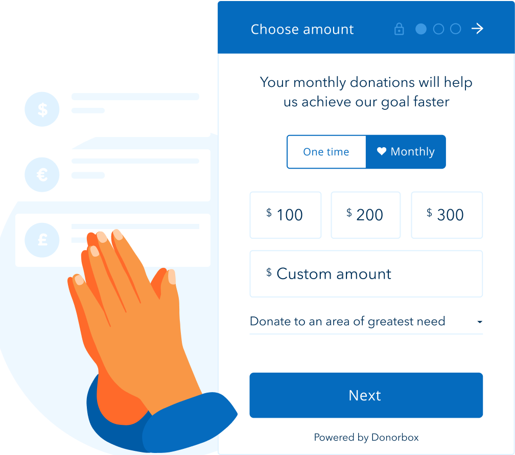 Make faith-based fundraising simple and hassle free with Donorbox