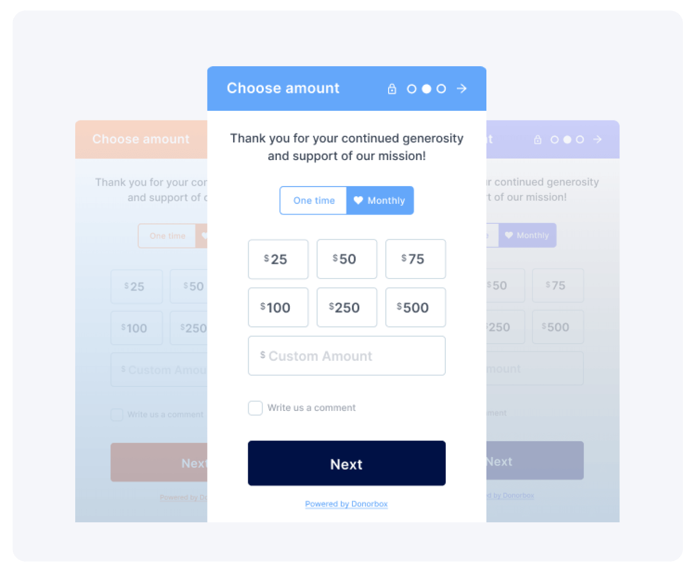 Boost giving with customizable donation forms