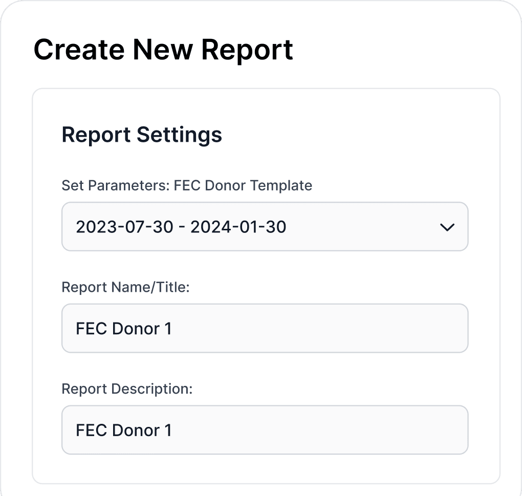 Reporting Templates