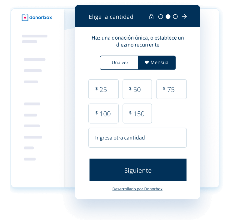 Crea un formulario de donación profesional en minutos