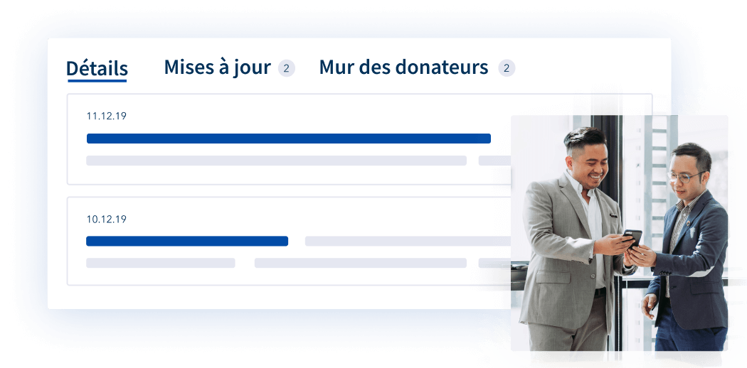 Publiez des mises à jour !