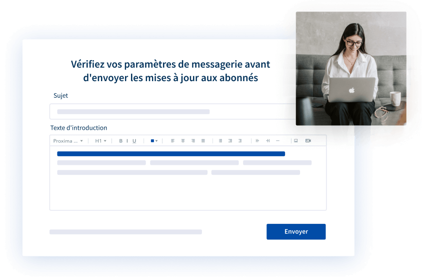 Envoyez des courriels !