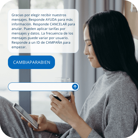 Usa sin complicaciones un código corto numérico 801801.