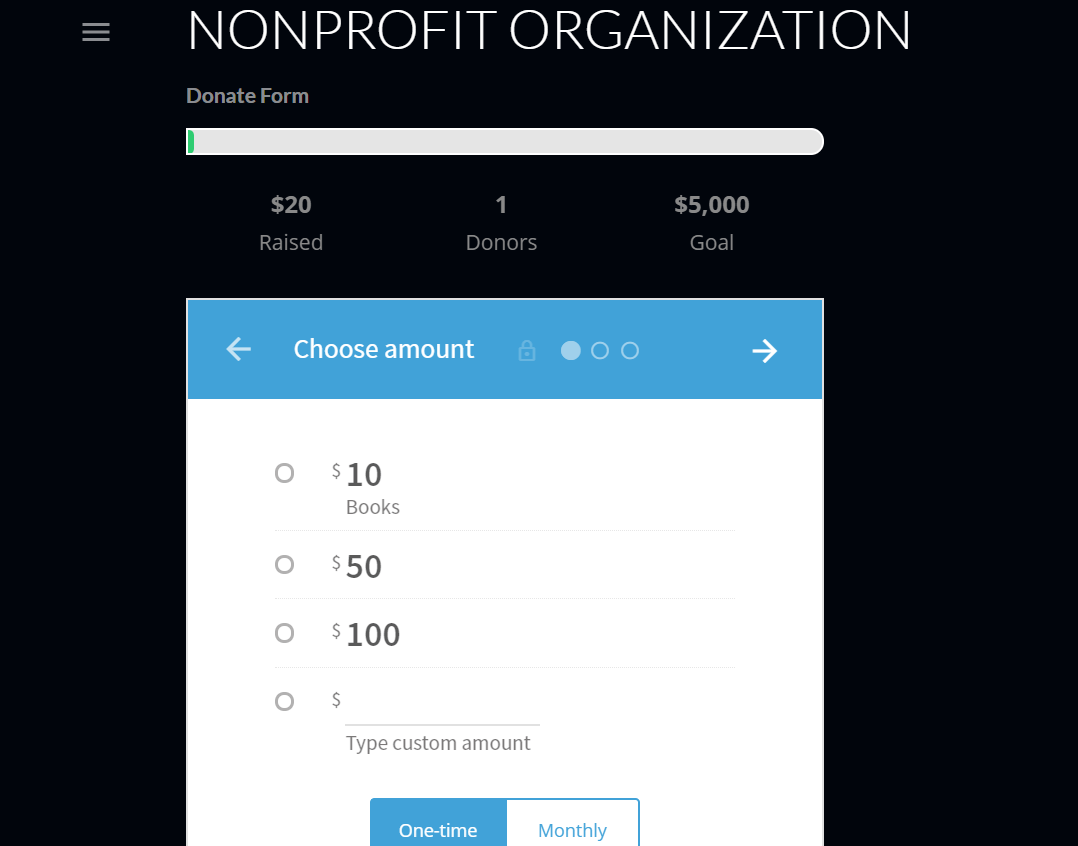  how to add donation form in blogger