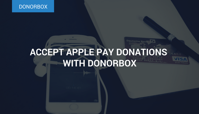 Accept Apple Pay Donations