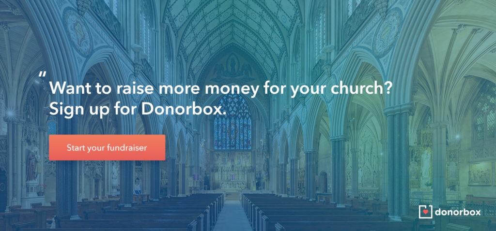 Church fundraising - 1