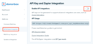 zapier donorbox