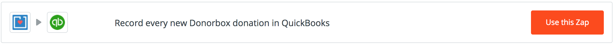 Donorbox Quickbooks integration via Zapier