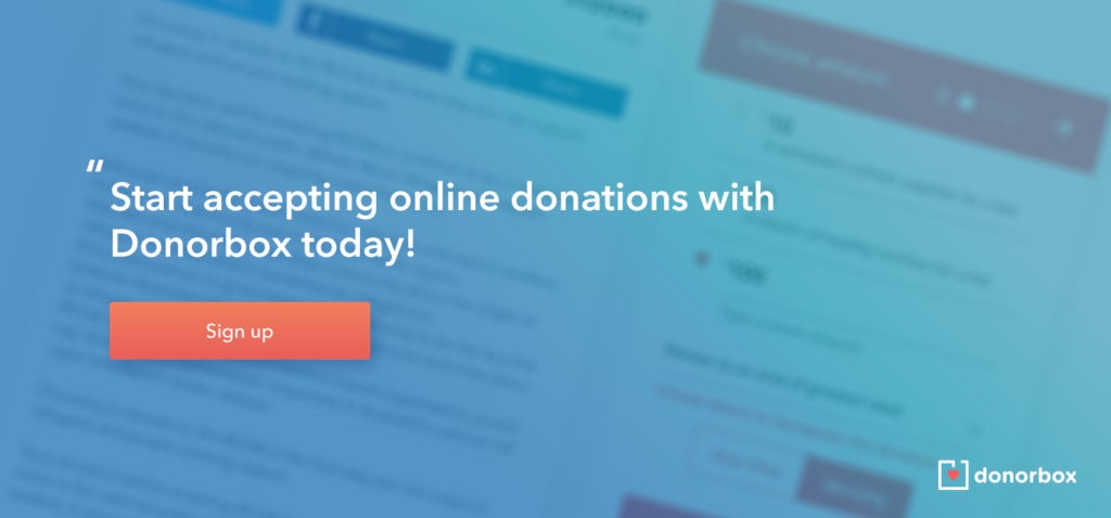 Donorbox - donation button