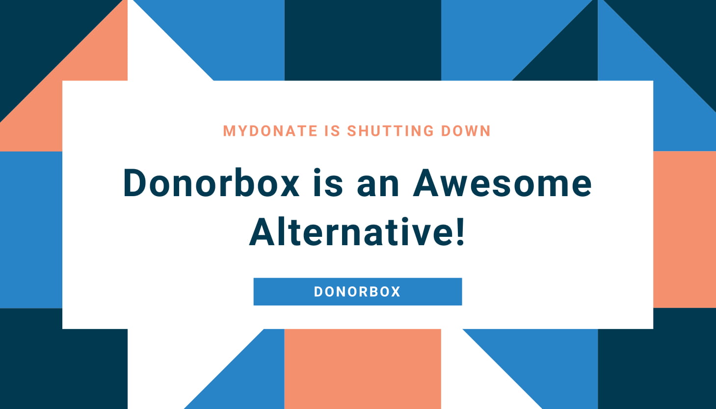 MyDonate is shutting down. Here’s an awesome alternative!