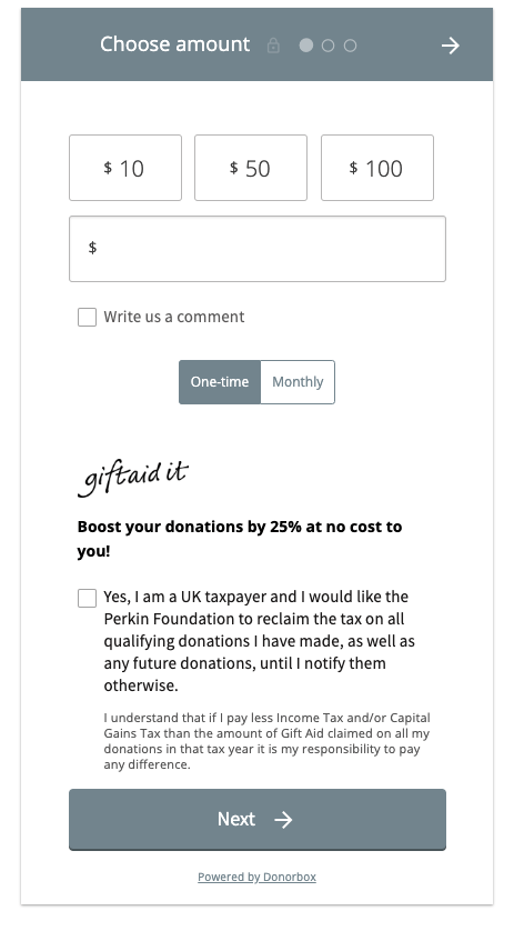 Gift aid UK
