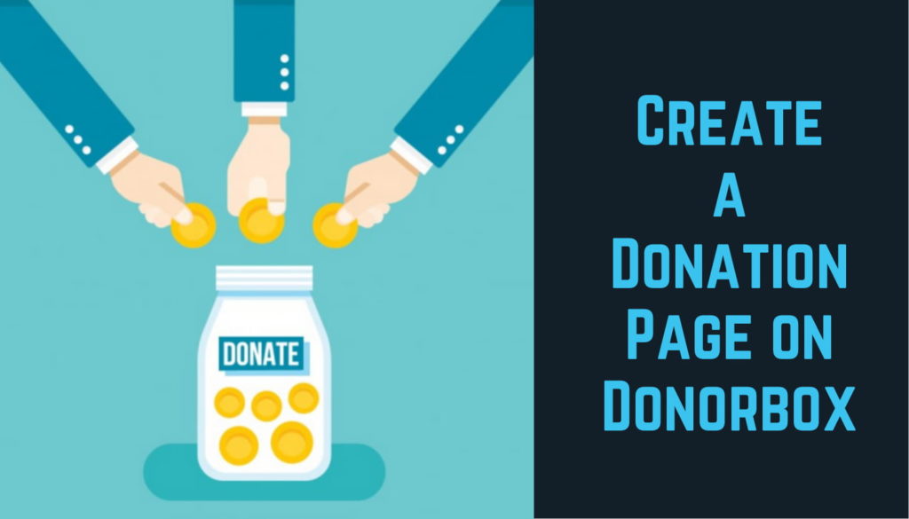 create a donation pages