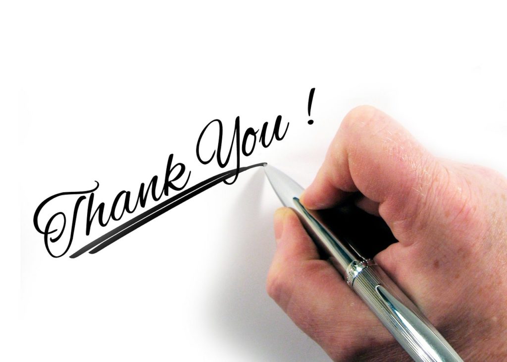 thanking your fundraising season donors