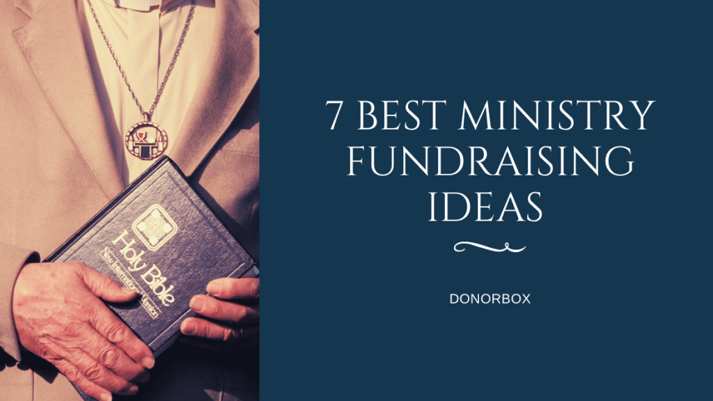 ministry fundraising ideas