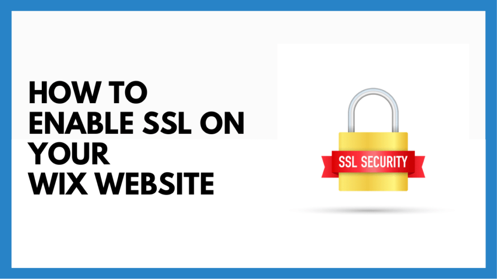 ssl on wix website