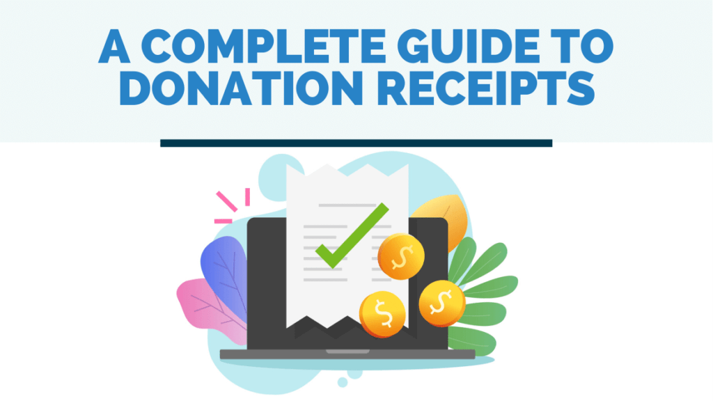 donation receipt guide