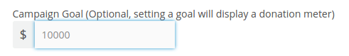 goal meter on webflow
