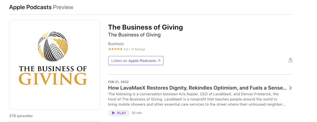 nonprofit podcast