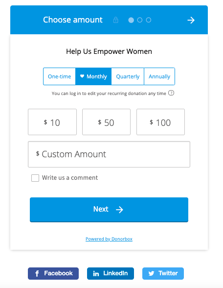 paypal recurring donations