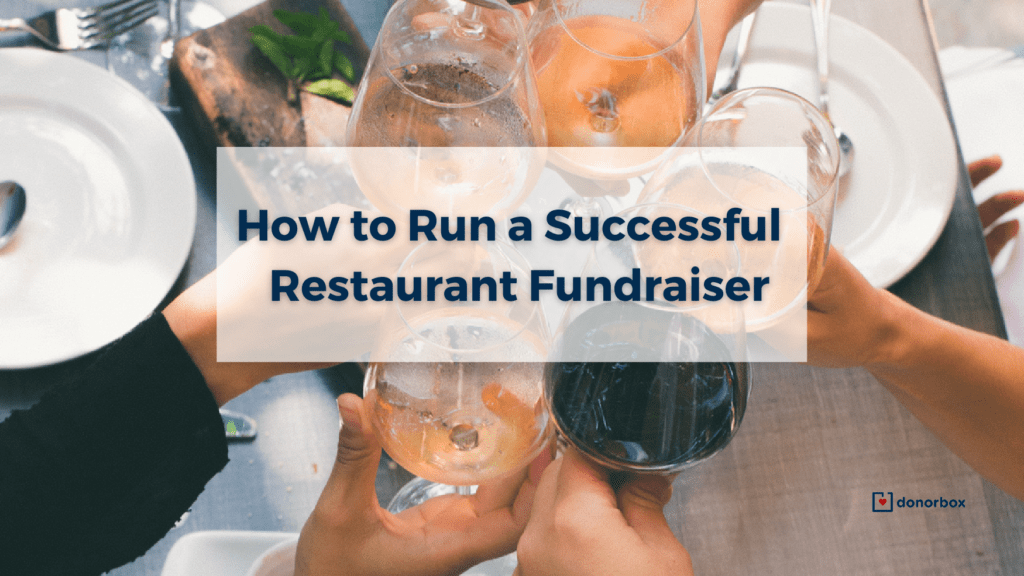 How To Run A Successful Restaurant Fundraiser Step By Step